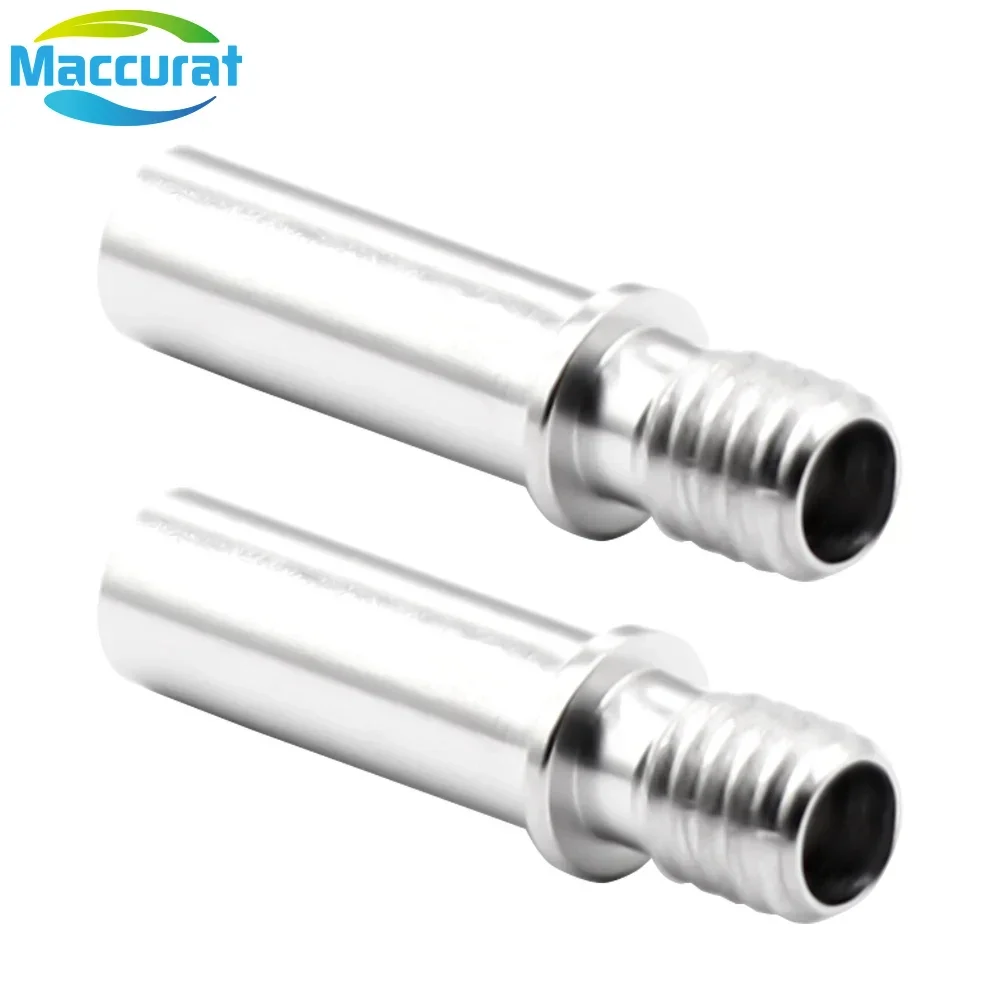 M6 Thread 3D Printer Parts Mega i3/Chrion/Mega X/S Hot End Components Stainless Steel Throat for 1.75mm Filament Bore 4.1MM