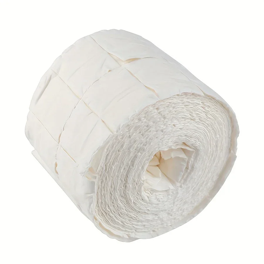 300Pcs Nail Wipes Lint-Free Roll Pads for Gel Nail Polish Remover Cosmetic Cleaner Manicure Tool