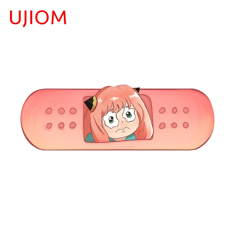 UJIOM Anya Band Aid Style Wall Sticker Lovely Eye Catching Amusing High Quality Graphics Decal Sofa Wallpaper Home Decor