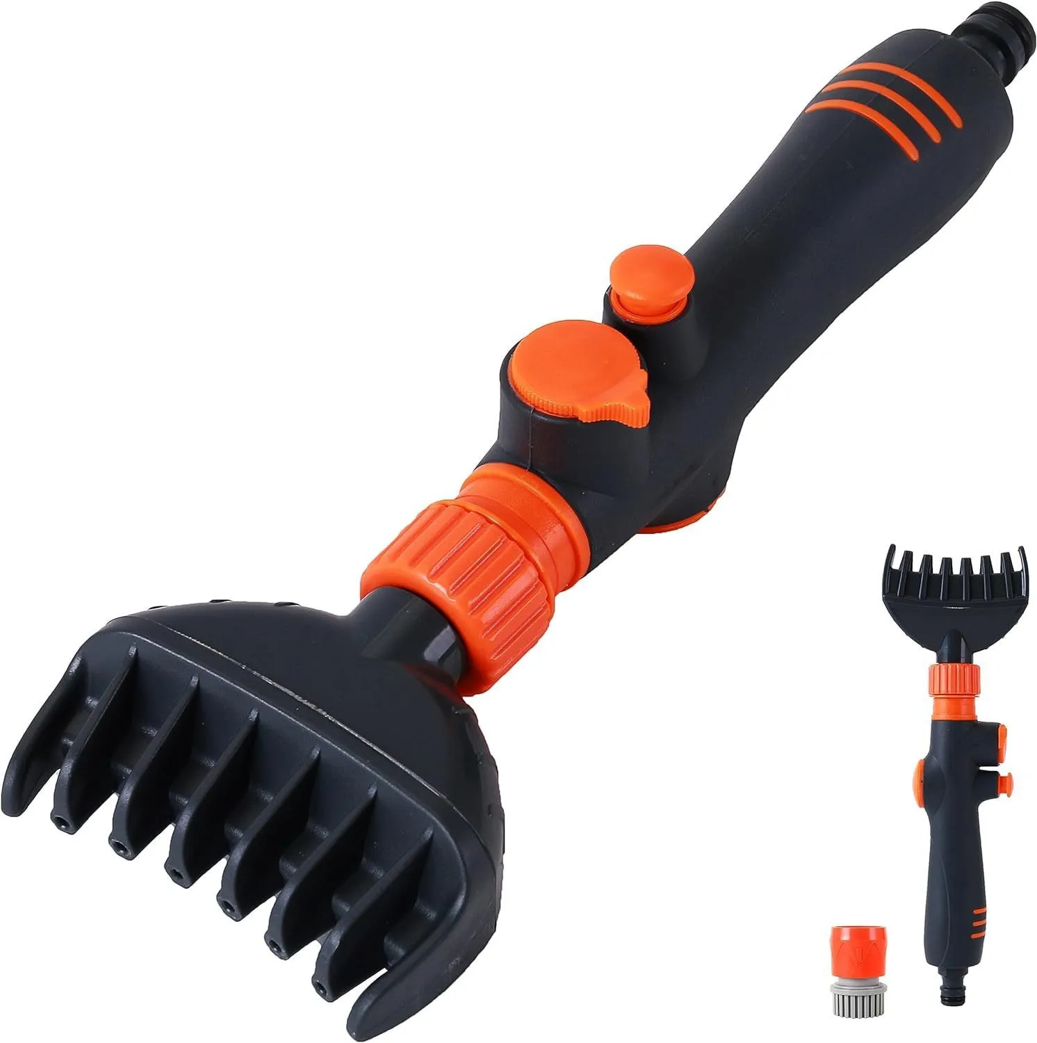 Handheld Pool Filter Cartridge Cleaner 6 Spray Water Sprayer Gray Paper Core Cleaning Tool