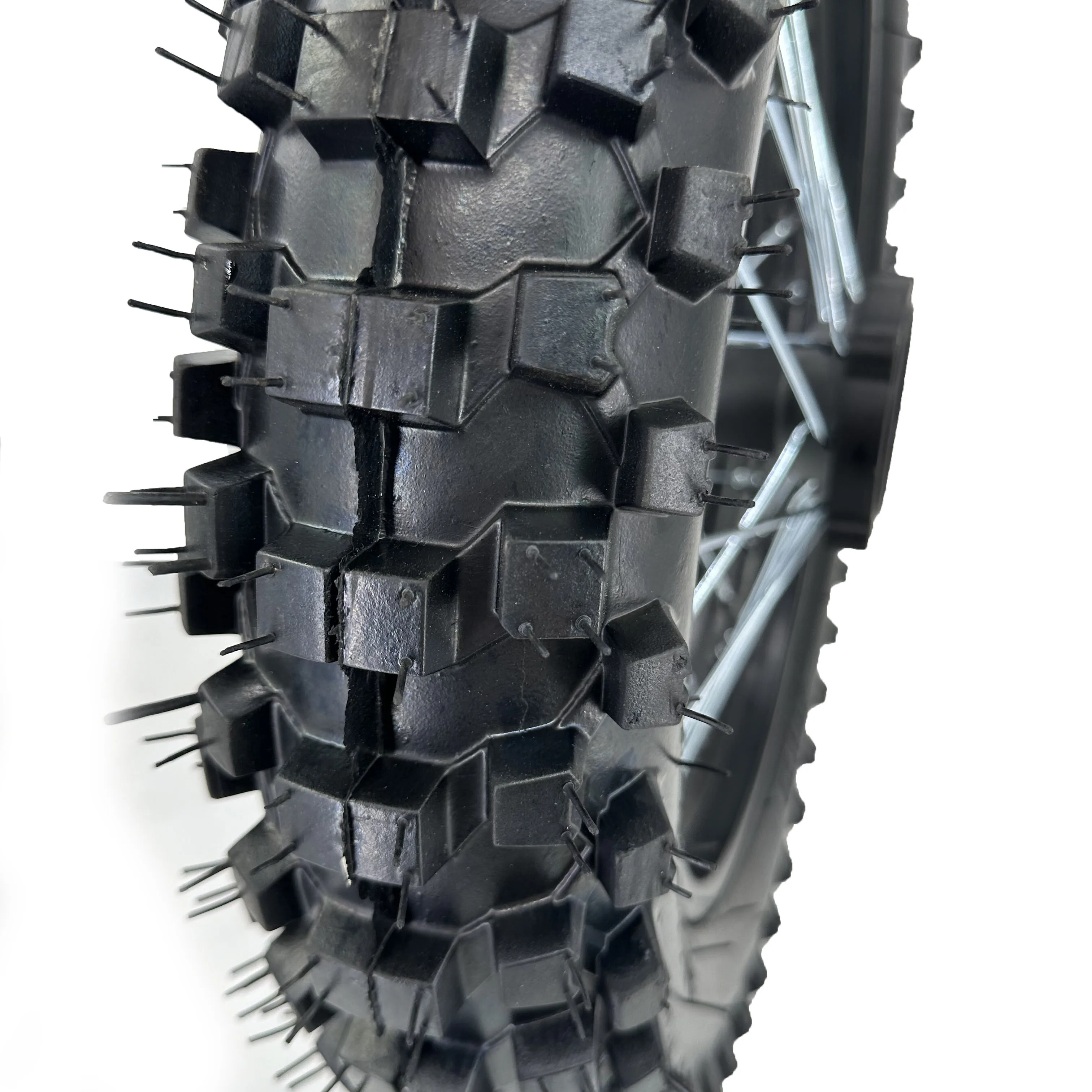 Front Or Rear Wheel 90/100-14 Dirt Tire With1.85-14 Inch Steel Circle Rims For Dirt Pit Bike Motorcycle 14\