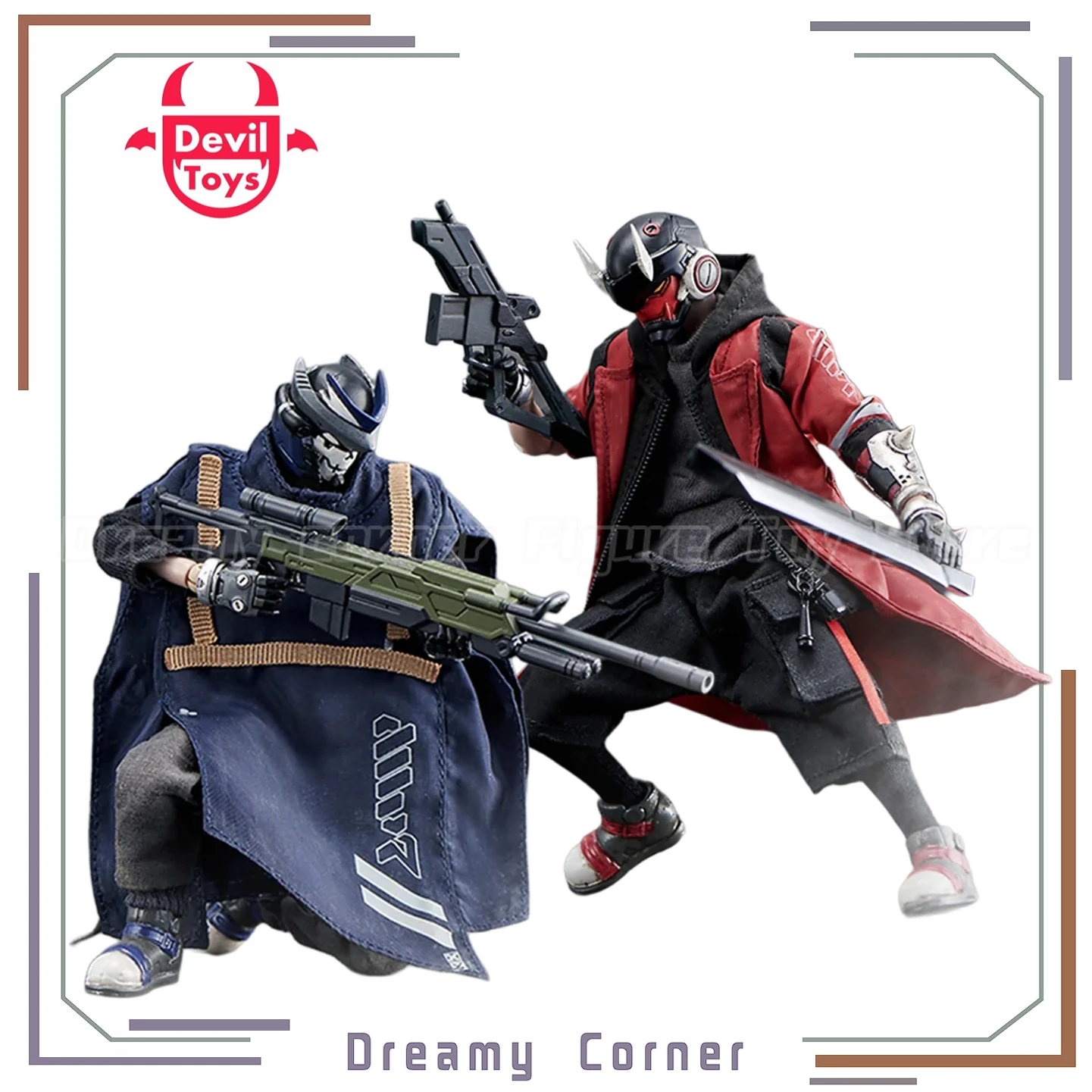 

【In Stock】Original Devil Toys Carbine DXIII (Point Break Version) 2PCS 1:12 Scale Action Figure Model Collection Ornaments