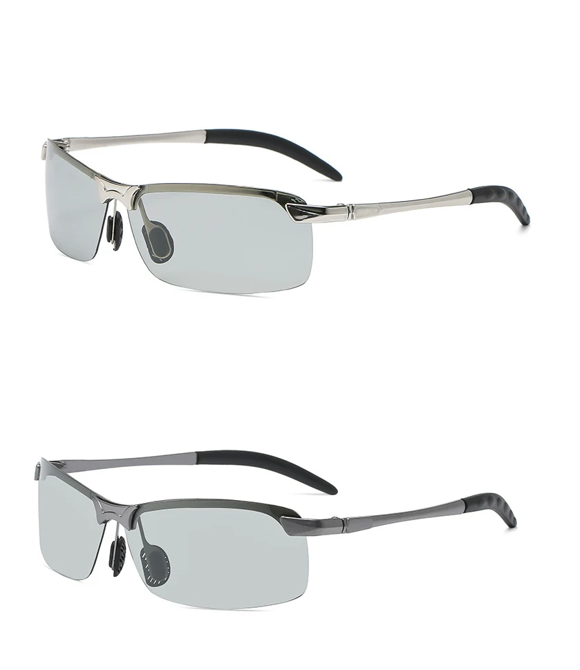 Klassische Herren Polarisierte Sonnenbrille Photochrome Fahren Männlich Ändern Farbverlauf Sonnenbrille Tag Nacht Vision Fahrer Brillen – Detail 17