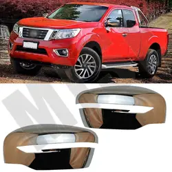 Rearview Side Wing Mirror Cover For pathfinder 2018 Exterior Overlay Chrome Molding Trim For Nissan Navara NP300 D23 2015 - 2018