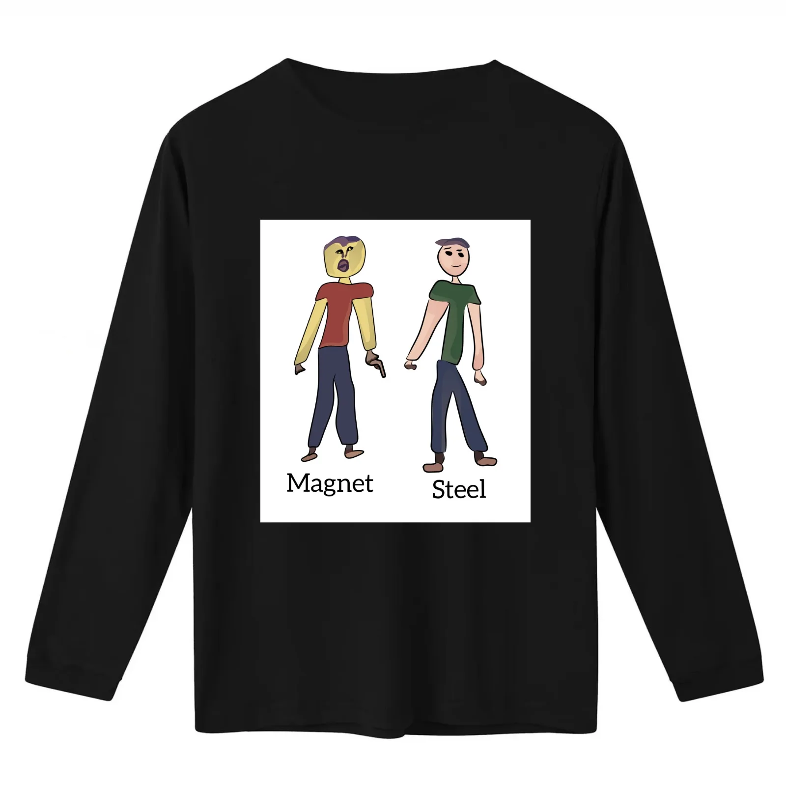 Magnet and Steel - The Next Big Thing! T-Shirt Summer Casual Cotton Tee Oversized Streetwear Tops Vintage Graphic Print