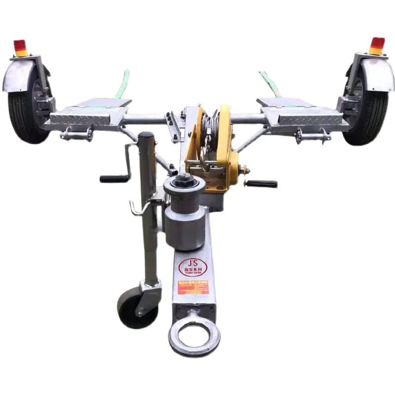 Comprehensive collection of multi-purpose and multifunctional pedals for car trailers, moving devices, rear mounted trailers