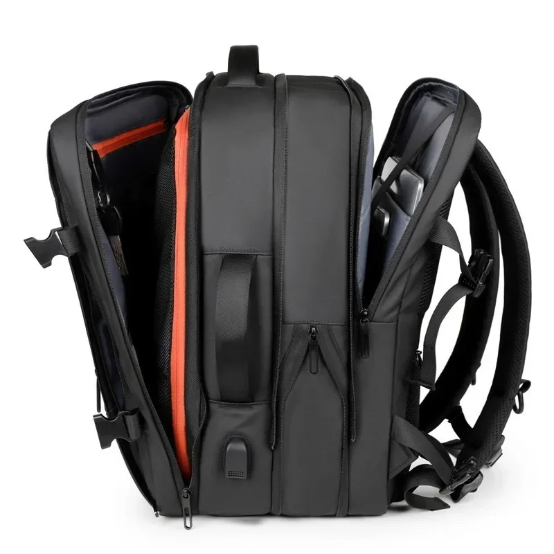 Lightweight Business Large Capacity Vacuum Compressed Backpack for Men - Expandable Travel Vacuum Backpack for Men