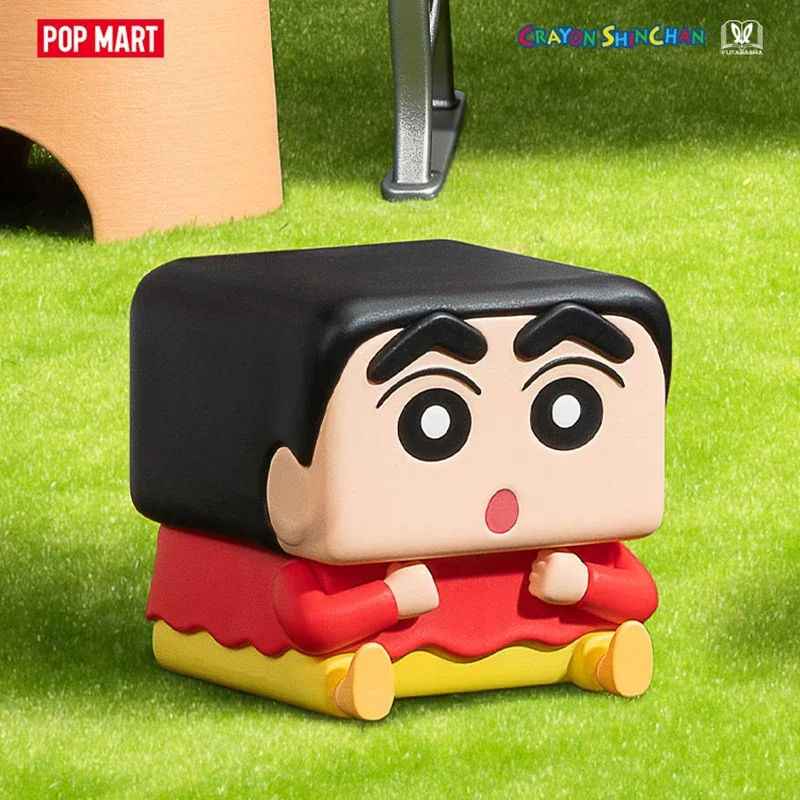 

POP MART Crayon Shinchan POP CUBE-1 Series Blind Box Mystery Box Toys Kawaii Ornaments Figurines Home Decor Desktop Model Doll