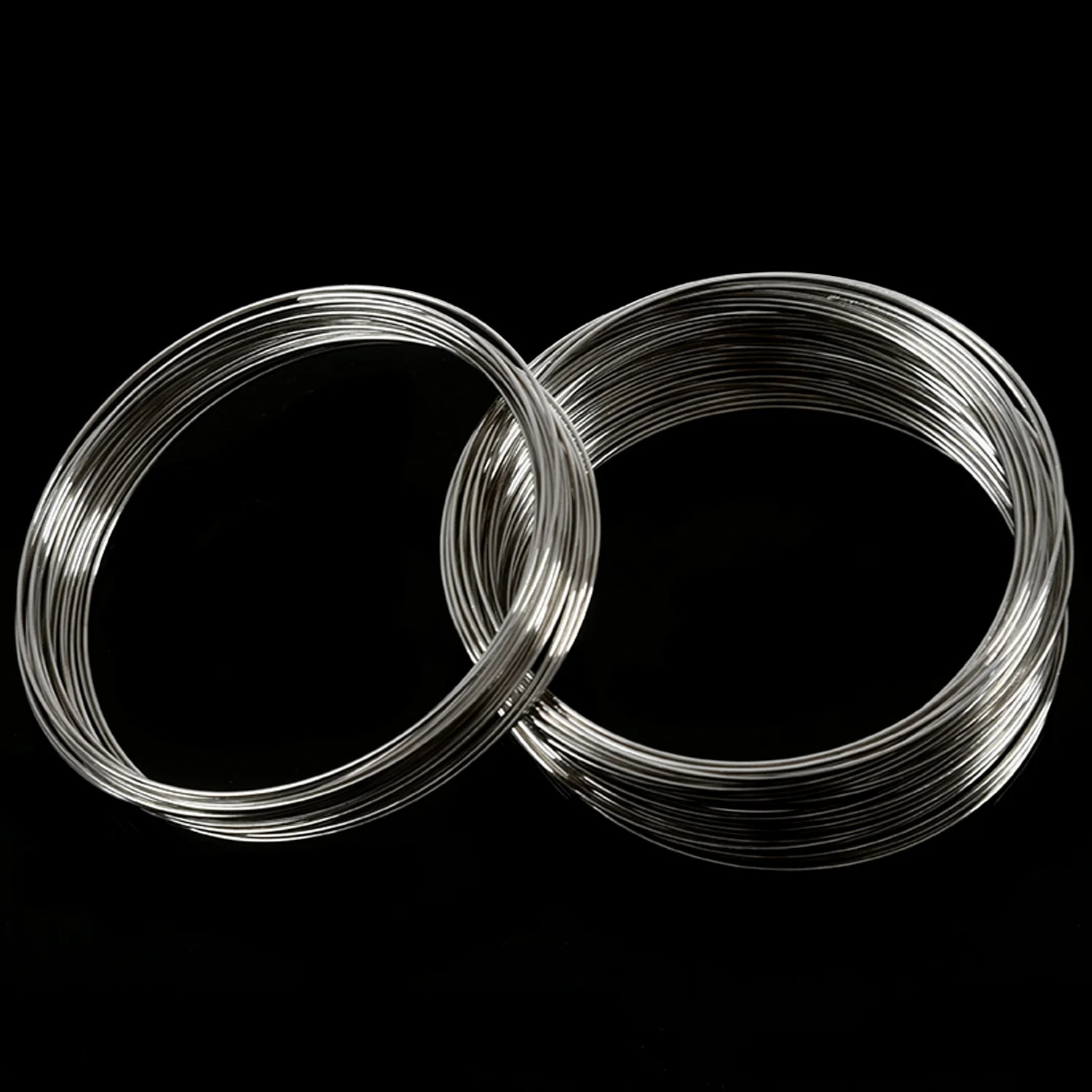 ABIY-100Loops سلك خرز الذاكرة للسوار 50 مم - 55 مم (2 بوصة - 2 1/8 بوصة) ضياء