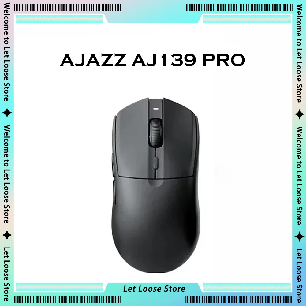 Ajazz AJ139 Pro Gaming Mouse PAW3395 Nordic52840 4K 2.4G Wireless FPS Lightweight Mouse Pc Gamer Mouse Office Gifts for E-sports