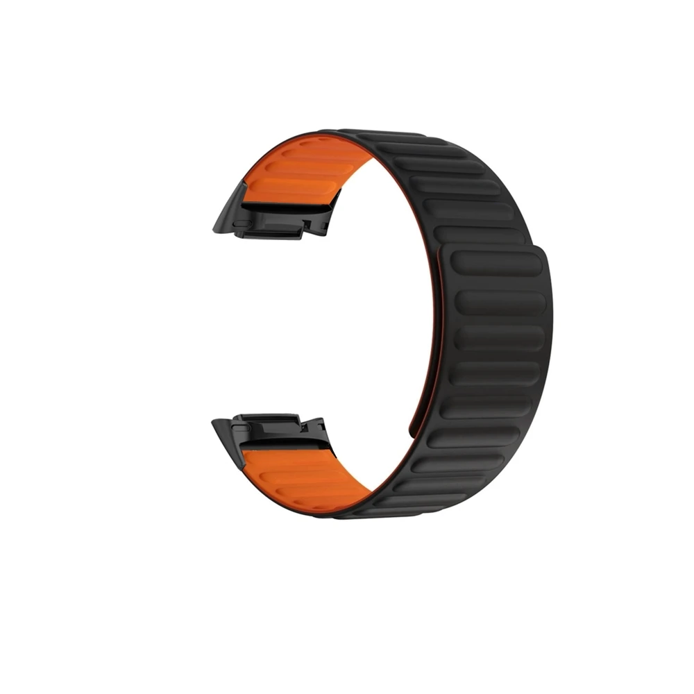 حزام مغناطيسي من السيليكون الناعم لهاتف Fitbit Charge 5 سوار ساعة ذكية Correa لملحقات سوار Fitbit Charge5 الرياضي