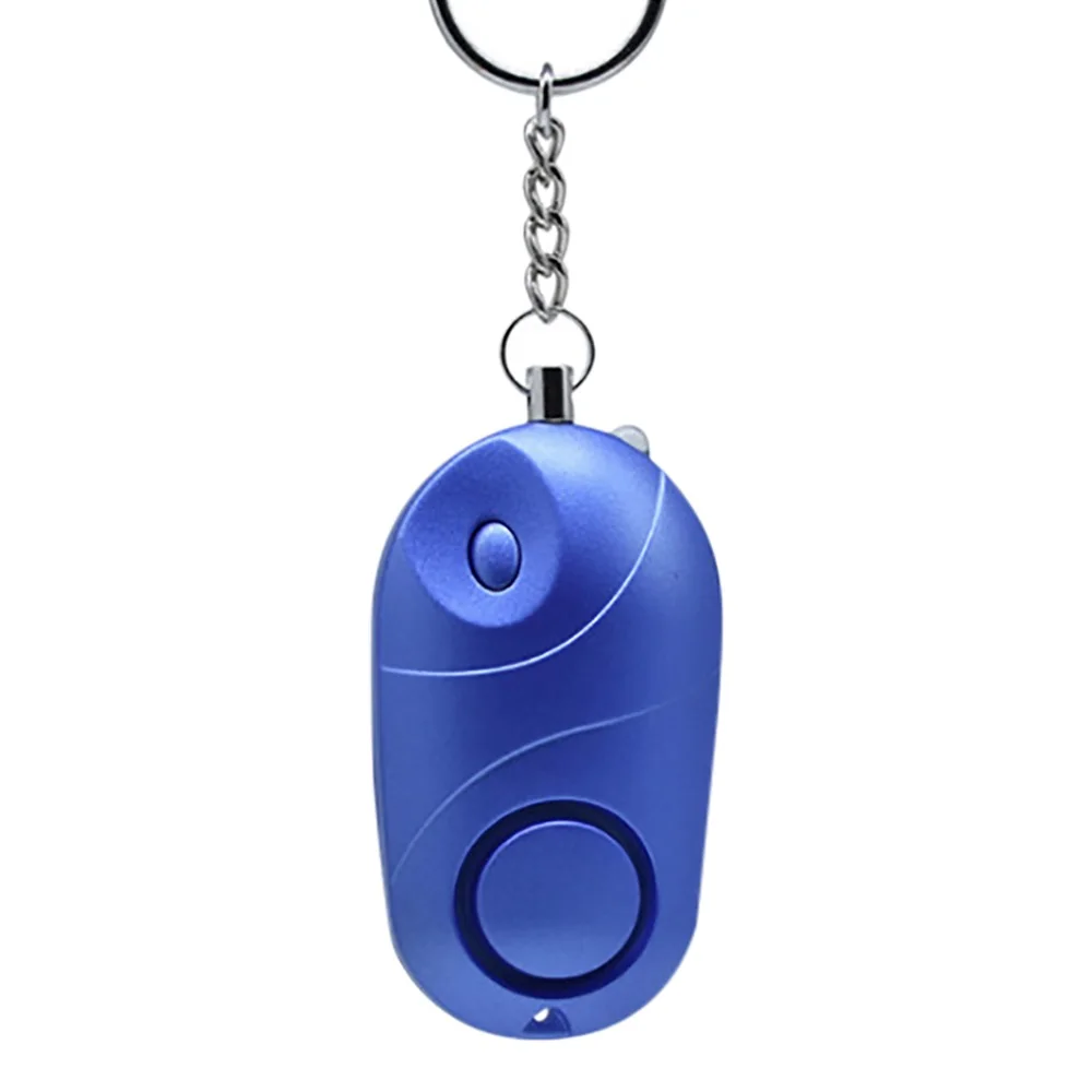 Personal Protection Siren Anti-attack Portable Keychain with LED Flashlight Women's Self-defense Alarm
