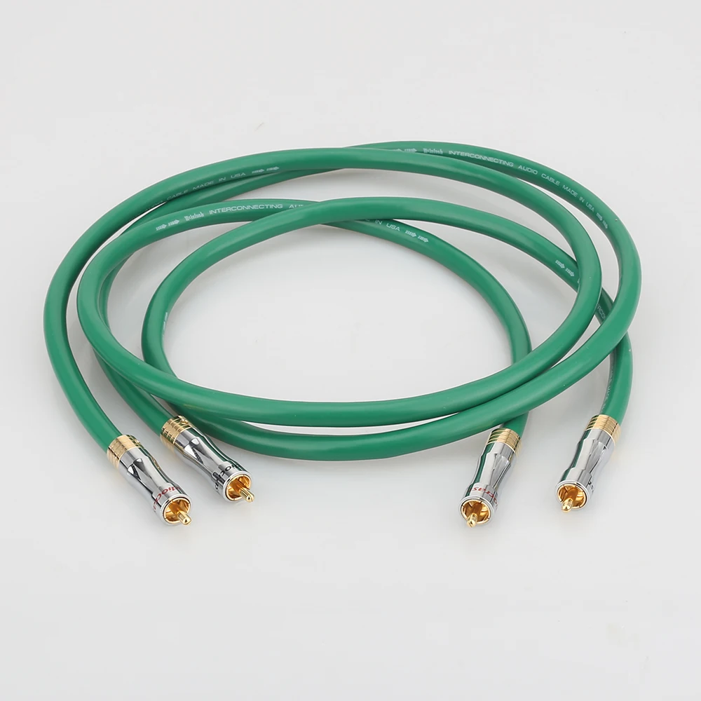 MCINTOSH 2328 99.998% Pure Copper HiFi Audio cable RCA interconnect cable Audiophile RCA TO RCA Audio Cable