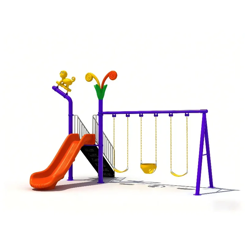 Outdoor garden safety swing set for young children
