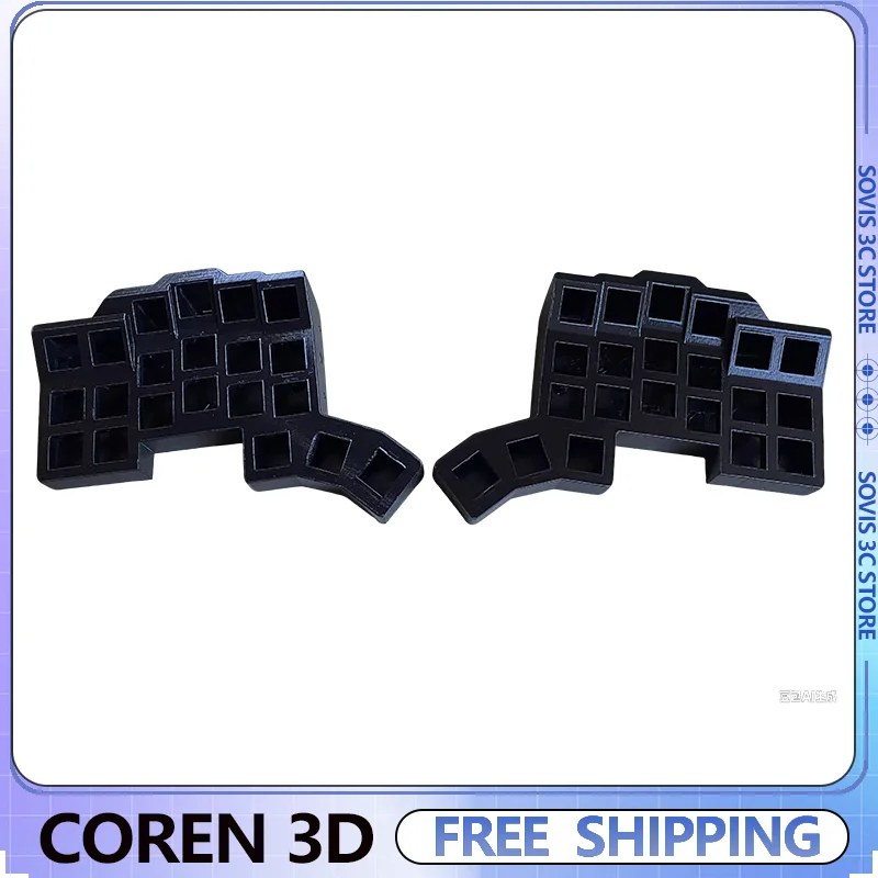 

Corne 3D Split Keyboard Wired Wireless 2.4g Mechanical Keyboard Kit Custom Vial Hot Swap Ergonomics Keyboard Desktop Decoration
