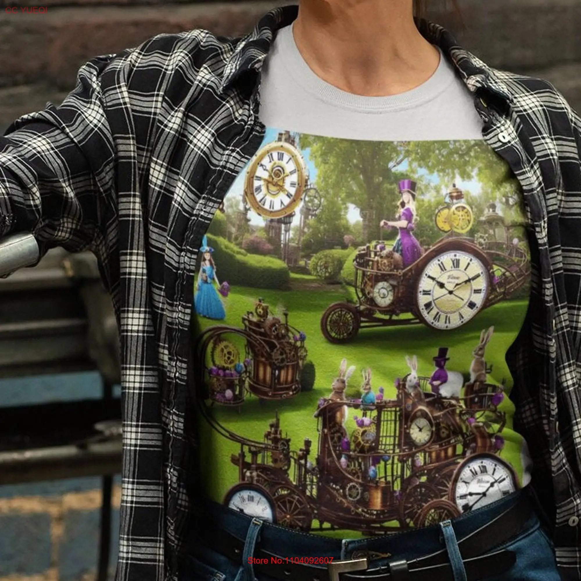 Easter Steampunk Egg Hunt t shirt long or short sleeves