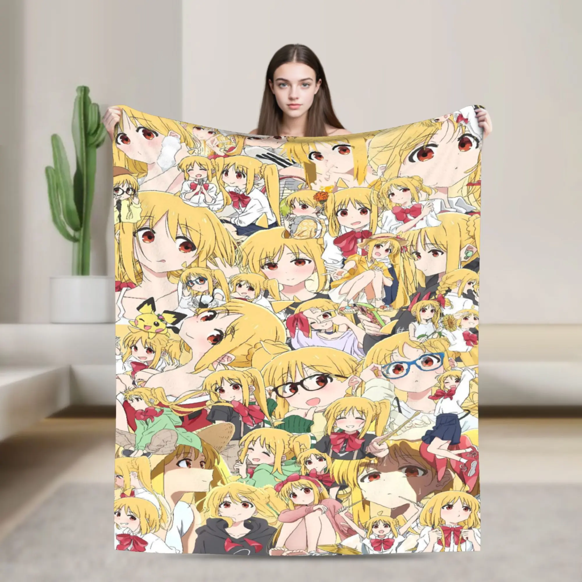 Bocchi The Rock Warm Soft Blanket  Travel Office Plush Throw Blanket Novelty Living Room Flannel Bedspread Sofa Bed Cover