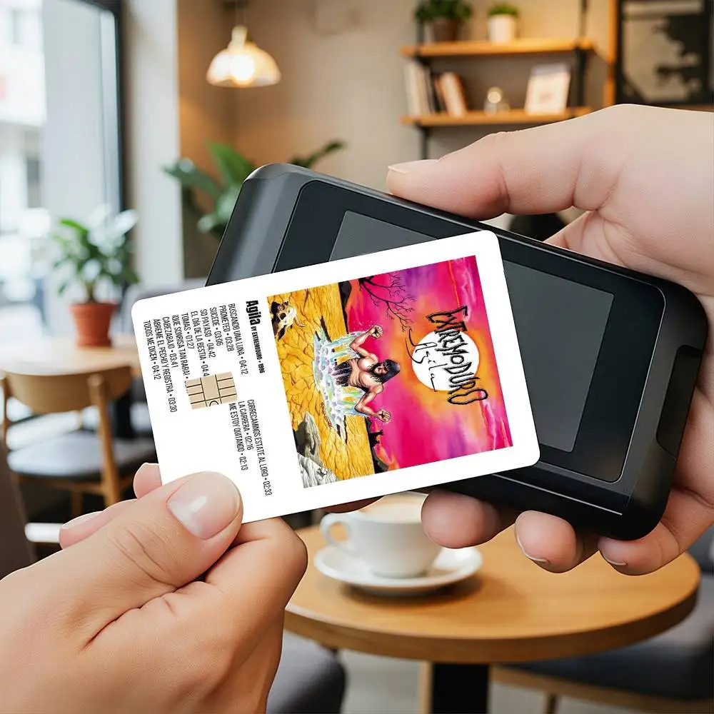 Band E-Extremoduro Robe HD Waterproof Credit Card Stickers Silicone Decals For Chip Game Cards Gift