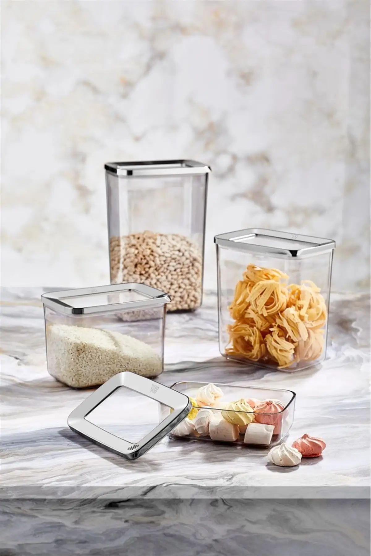 

DOLBOVI transparent-smoked rectangular storage container Set Vp-107