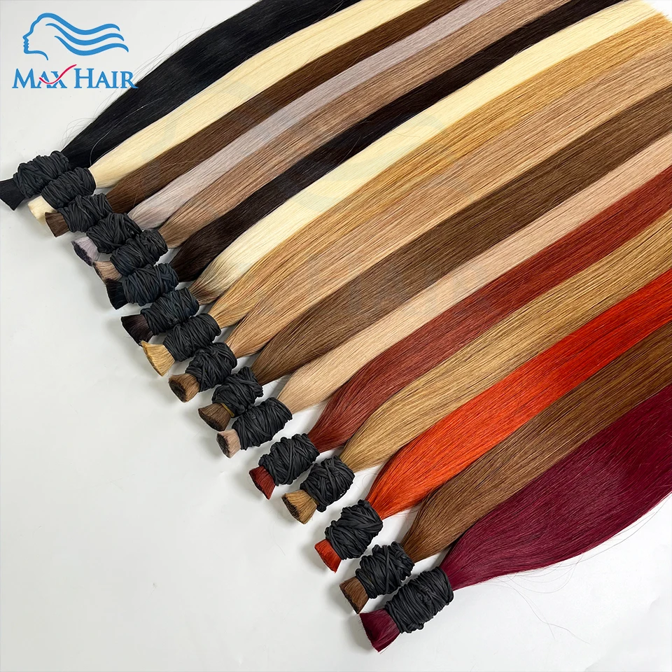 100% Human Hair bulk human hair Remy hair Striaght hair bulk Bundles Highlight Blonde Bulk Extensions Blonde hair for Braiding