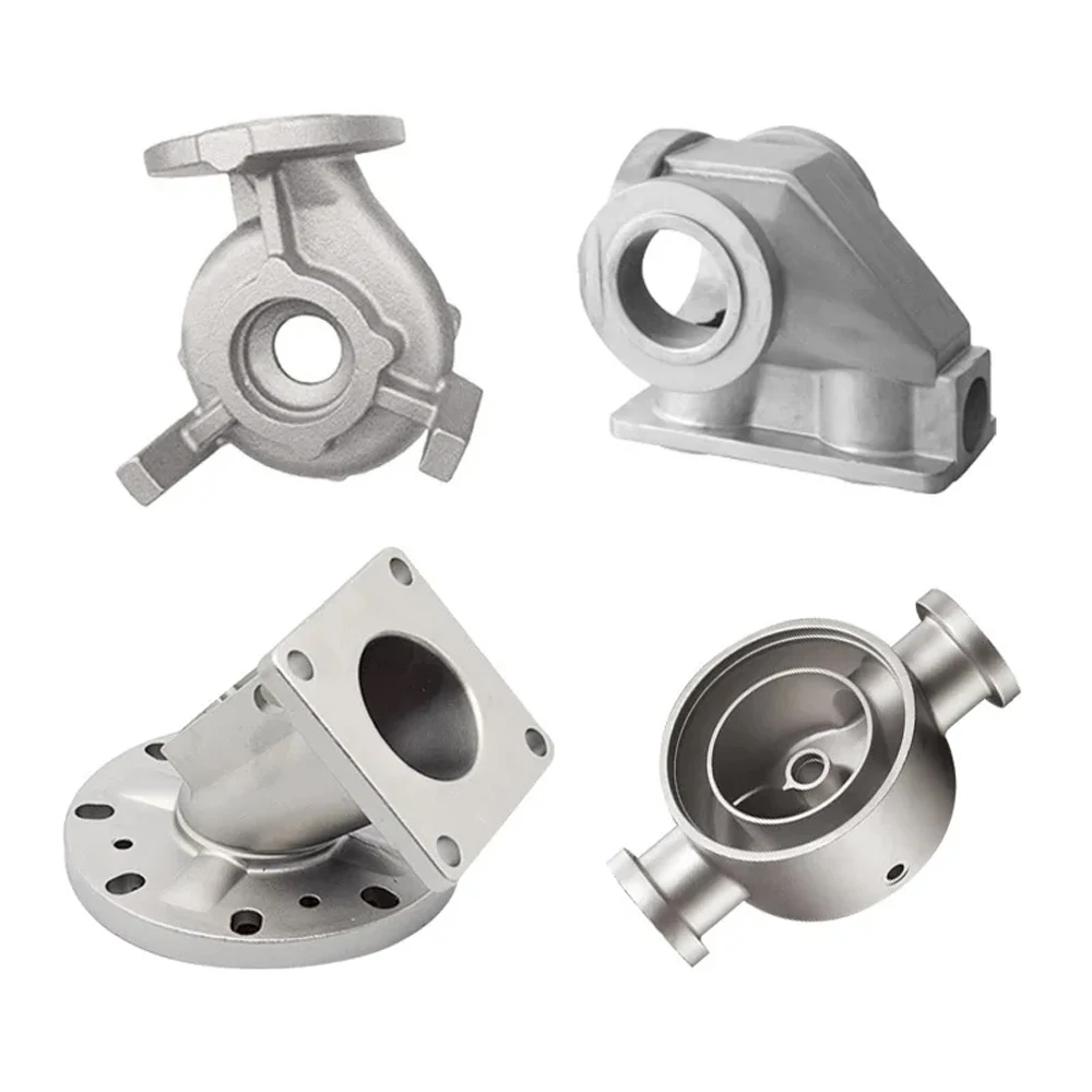 

Custom CNC-machined aluminum alloy die-cast pump housings/valve bodies Precision die-cast aluminum components High-strength mech