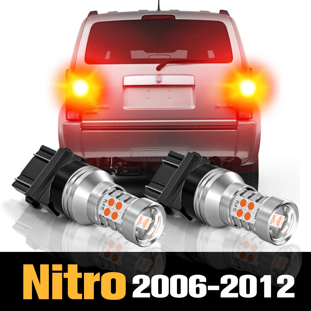 

2pcs Canbus LED Brake Light Lamp Accessories For Dodge Nitro 2006 2007 2008 2009 2010 2011 2012