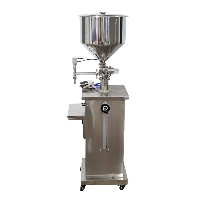 

Vertical paste filling machine Fluid gel filling machine with rotary valve