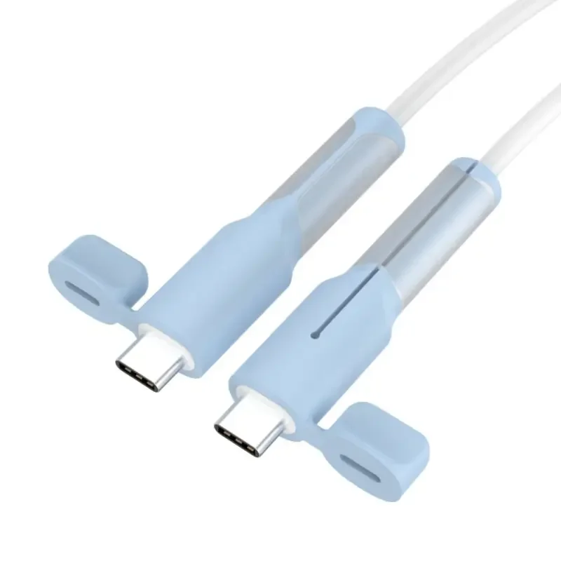 Soft silicone cover type C charger cable protector Cable Protector cord saver practical accessories image 2