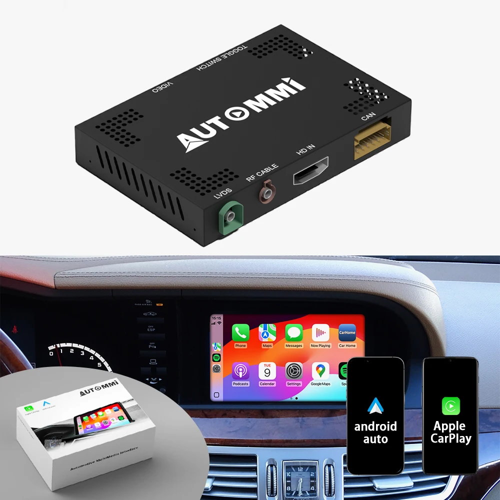 

S Class W221 NTG3.5 Auto Electronics Wireless Carplay Adapter Module Car Dvd Player For Mercedes Benz 2003 - 2009 Upgrade Kit