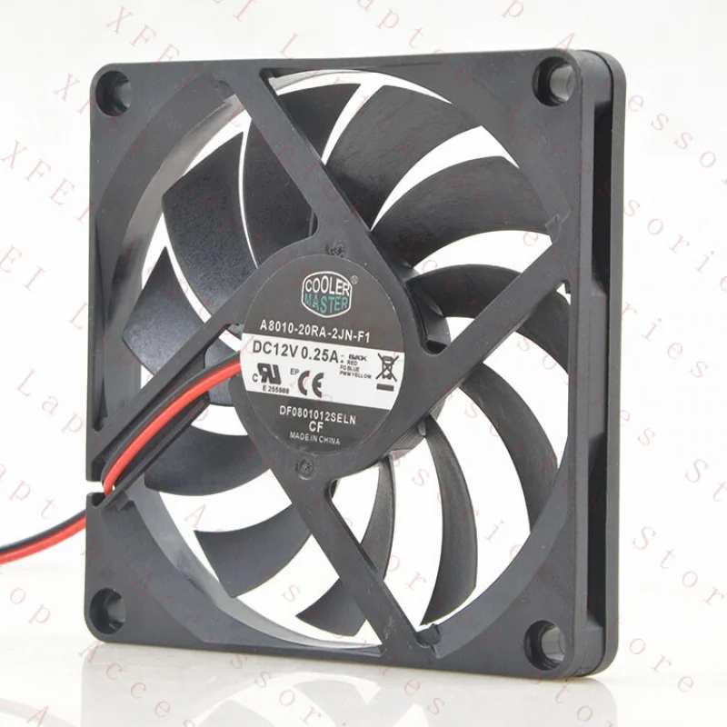 D  1PC for Cooler Master A8010-20RA-2JN-F1 Cooling Fan 5V 0.25A 80*80*10mm 2wire New