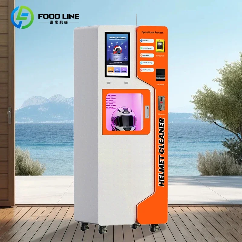 FOODLINE Motorbike Plaza Helmet Washer Big Loading Space Touch Screen Control Commercial Equipment