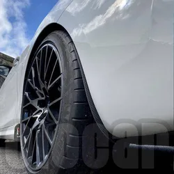 oiomotors Dry Carbon Fiber Rear Splash Guards Arch Guards Mud Flaps for BMW F87 M2 M2c