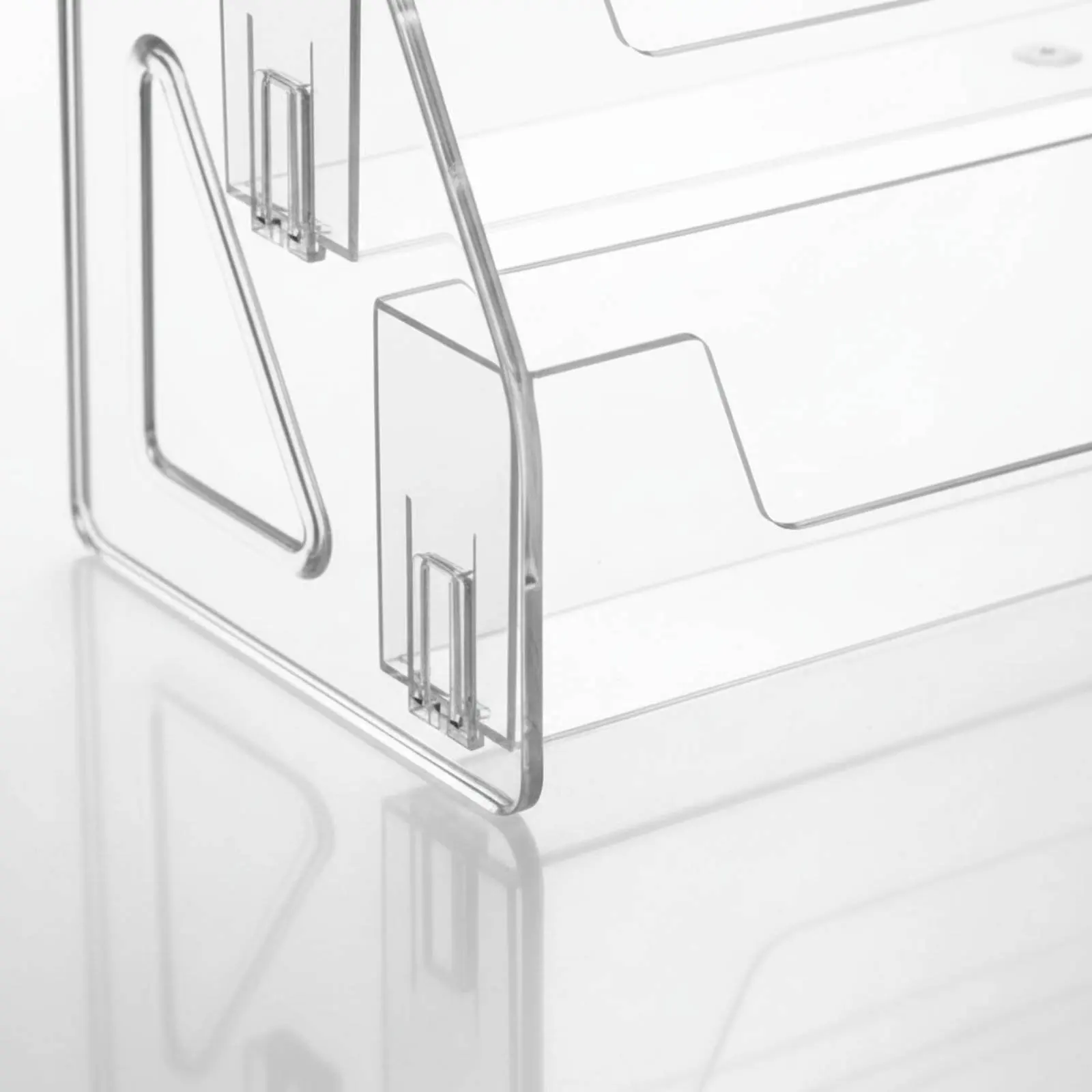 Stepped Display Stand Transparent Acrylic Display Stand Clear Acrylic Shelf Organizer Easy to View Storage Item for Room Decor