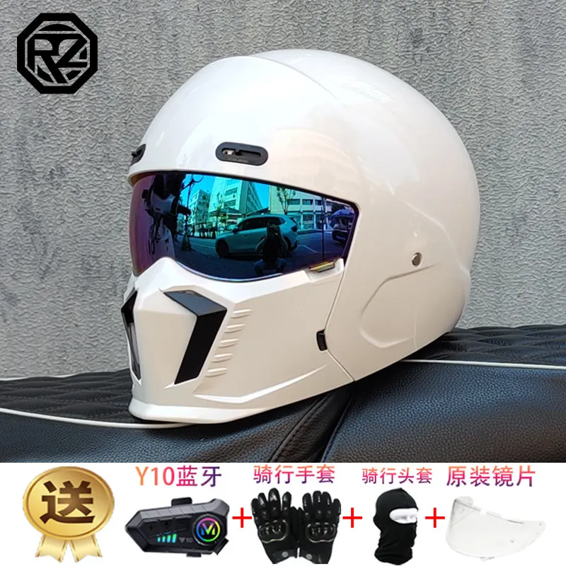 Scorpion Retro Motorcycle Cascos Moto Locomotive Personality Multi-purpose Combination Helmet Half M L XL XXL XXXL