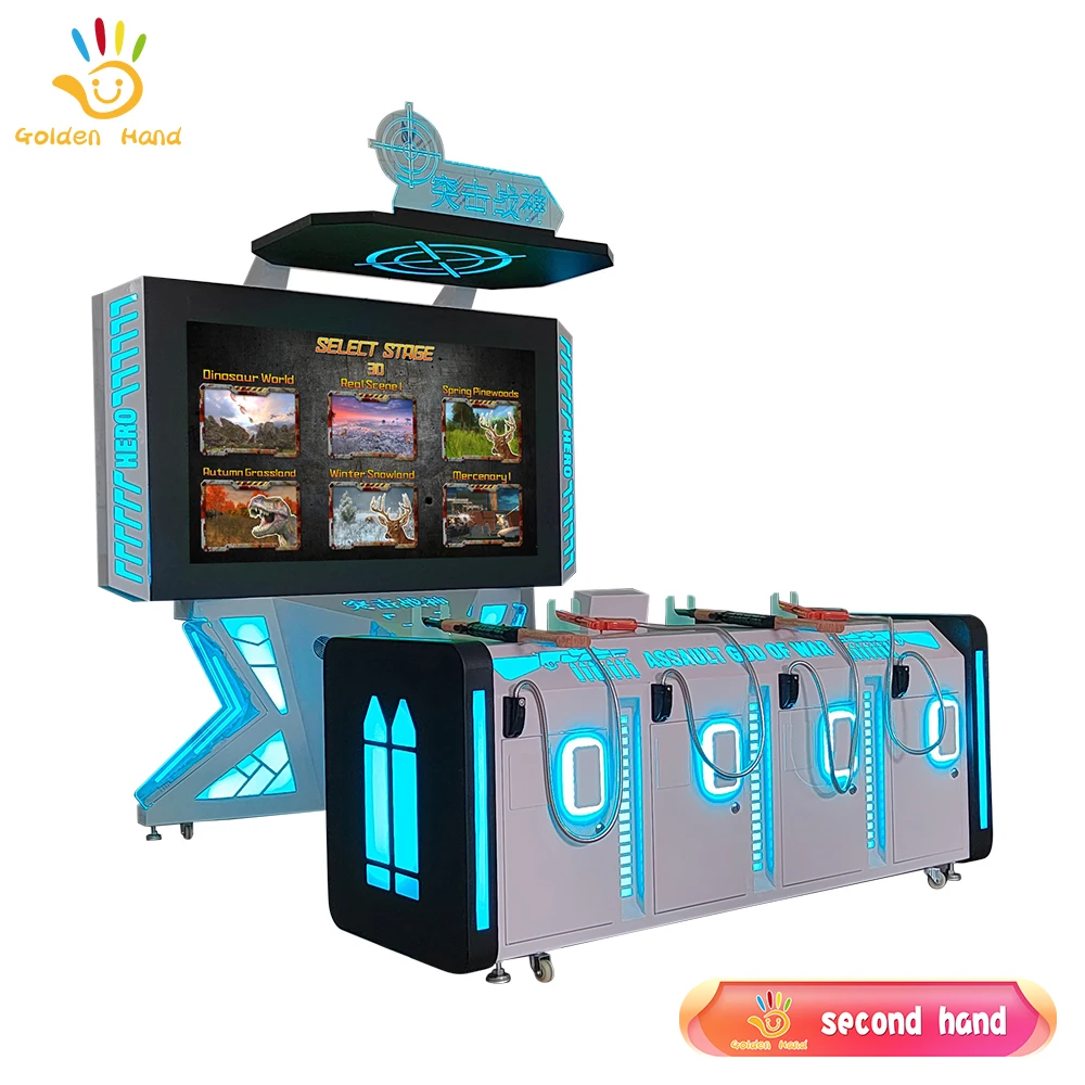 Second-hand Multiplayer Coin-operated Game Machine Large Arcade Machine Gun Gun Shooting Simulator