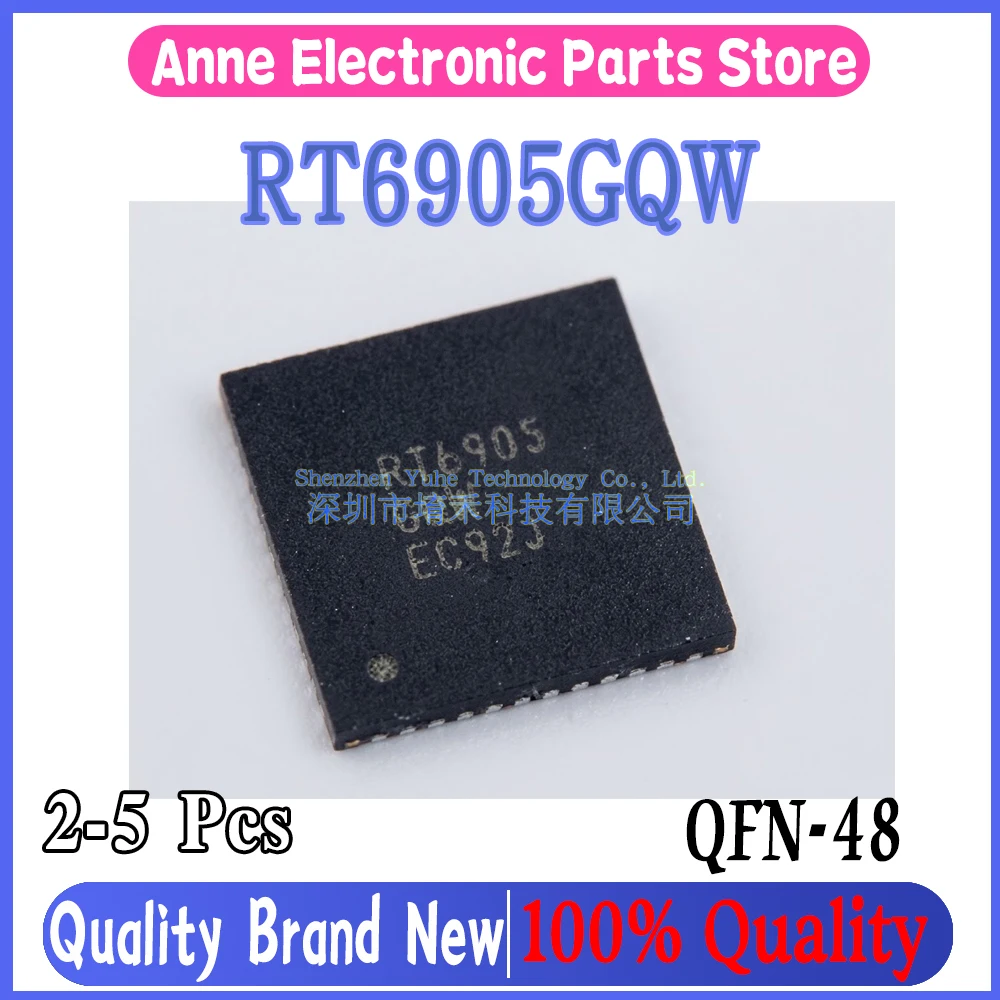 (2-5piece)100% New RT6905 RT6905GQW QFN-48