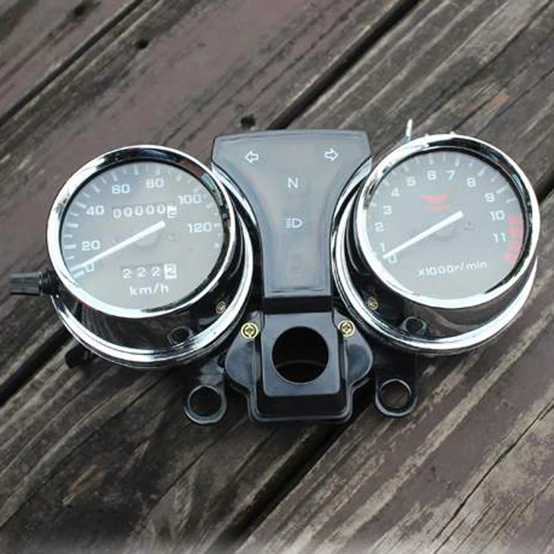 Motorcycle Instruent Tachometer Speedometer for Honda JIALING CM125 V-MEN SDH125 125cc 1/2 Cables Tacho Speed Meter Clock Assy