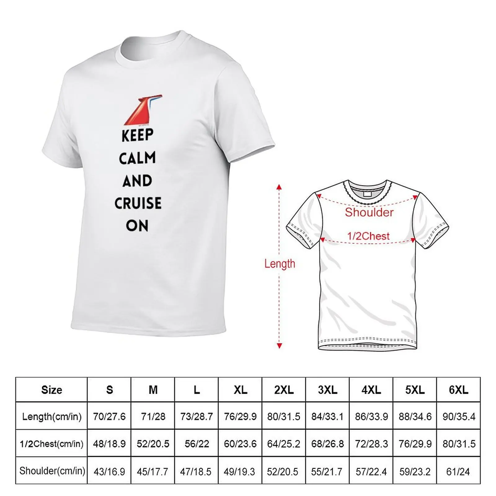Keep Calm and Cruise On Carnival Edition T-Shirt boys animal print for a boy fitted t shirts for men