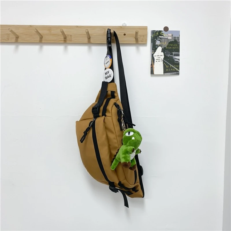 

Простая нагрудная сумка, модная спортивная сумка через плечо для студентов, универсальная сумка-кроссбоди