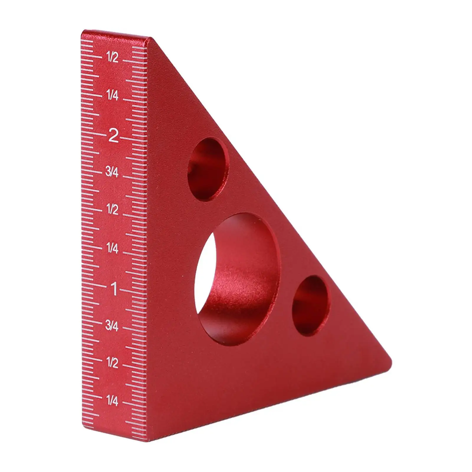 Right Angle Ruler 2in/6cm Right Angle Triangle Height Ruler Aluminum Alloy Woodworking Measuring Tool Woodworking Measuring Tool