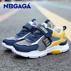 Children Casual Shoes for Boys Breathable Sneaker Summer Air Mesh Kids Hook&Loop Students School Shoe Size28-40