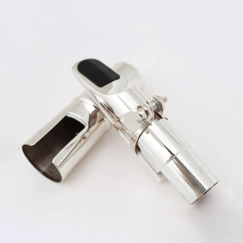 

Alto Pro Saxophone Mouthpiece High Quality Brass Silver Metal Mouthpiece Bullet Interior Jazz SAX Instrument Accessories
