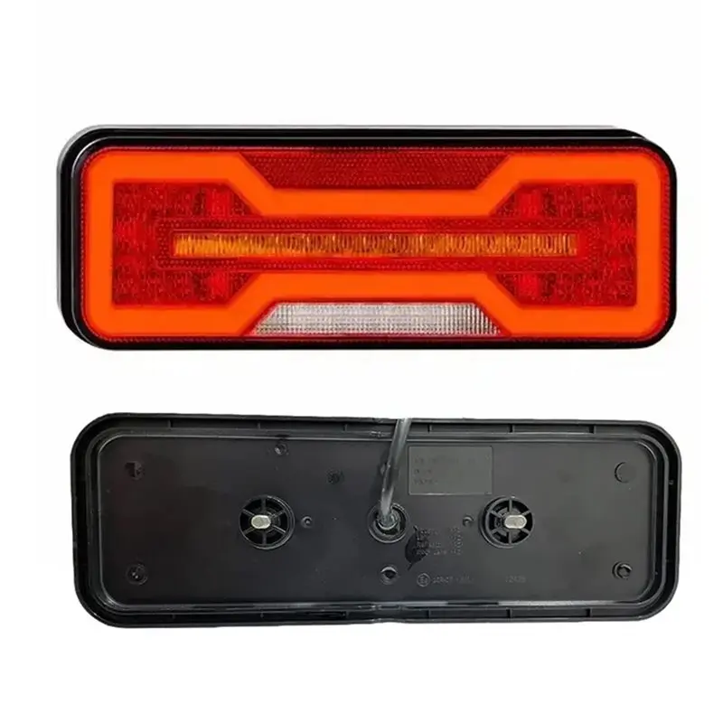 Multi-Function LED Tail Light 1 Pair Rear Combination Light 12V 24V For Trucks& Trailers-N30R