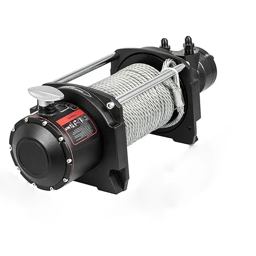 

High Quality 11000/15000LBS Marine Single Drum Hydraulic Winch Boat Lifting And Crane Application For Off Road Vehicle Car