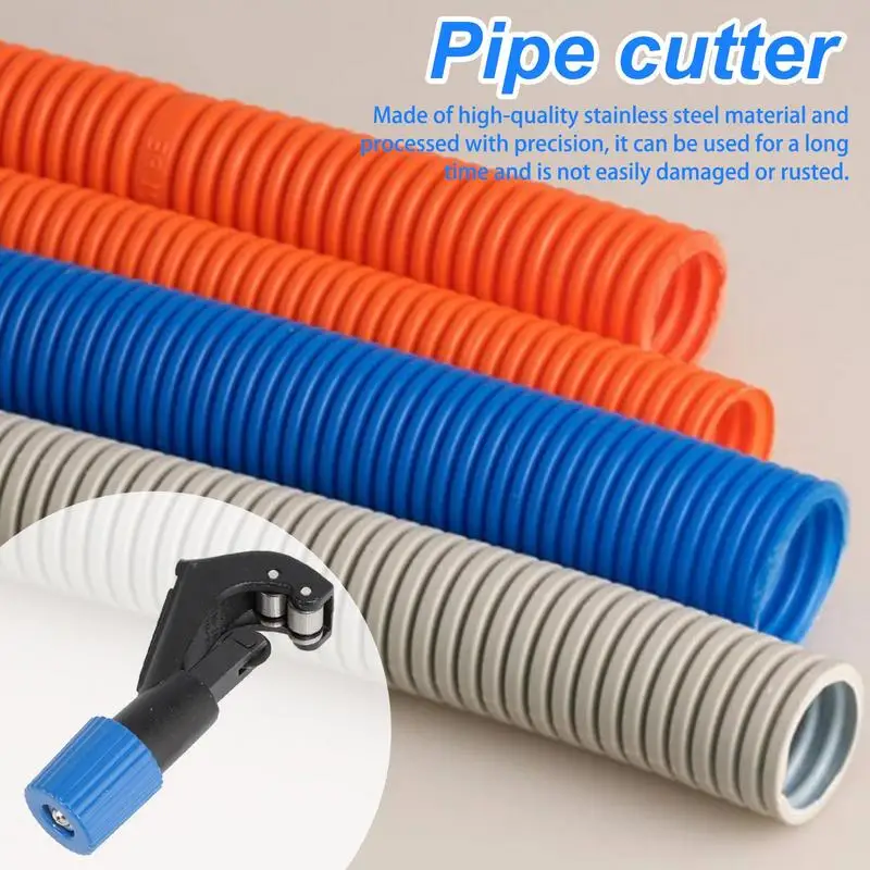 Small Pipe Cutter Non-Slip Small Pipe Cutting Tool Portable Pipe Cutting Tool With Storage Bag For Copper Pipe Aluminum Pipe