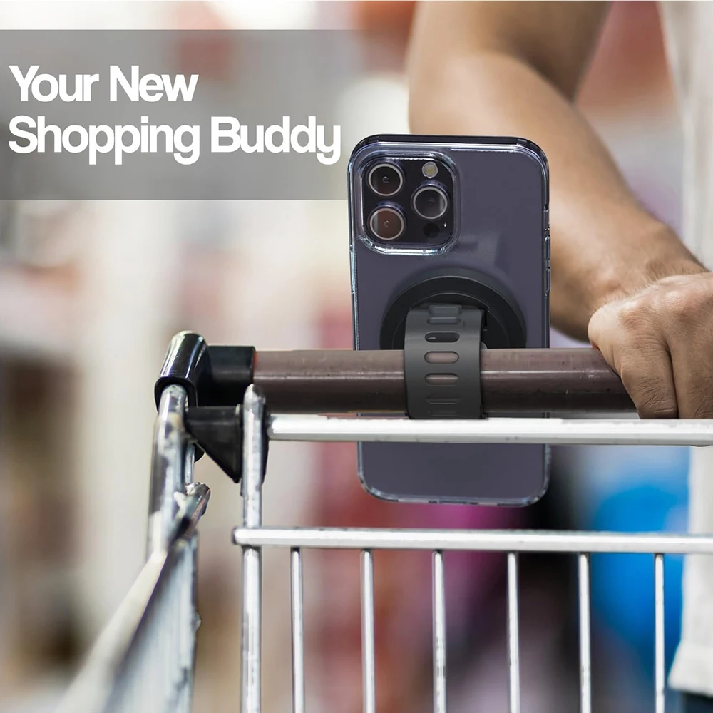 Do magnetycznego uchwytu ssącego MagSafe Uchwyt na telefon komórkowy Pasek na nadgarstek 360 °   Uchwyt obrotowy do iPhone'a do fitnessu sportowego — zdjęcie produktu 5