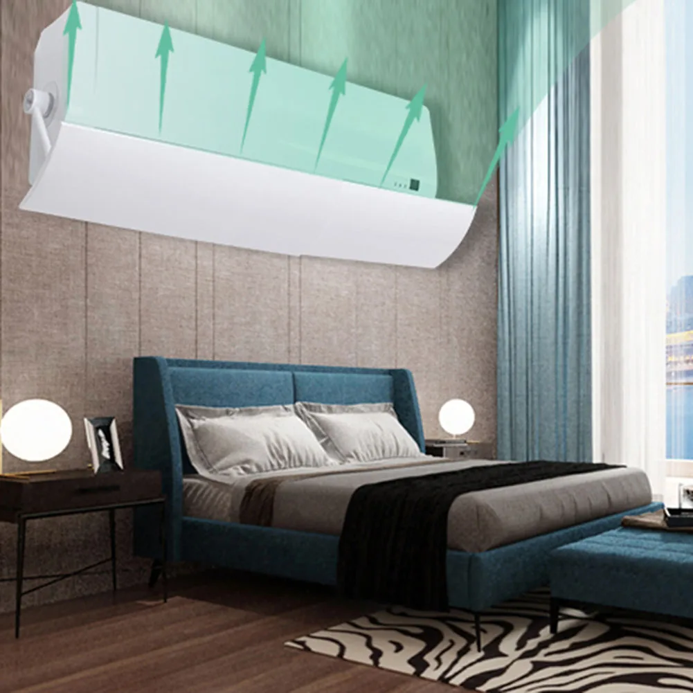 تبريد موفر للطاقة L 58-104 سم منحرف فتحة تهوية تيار متردد بطول قابل للتعديل 58-104 سم يقلل من المسودات للاستخدام السكني #5