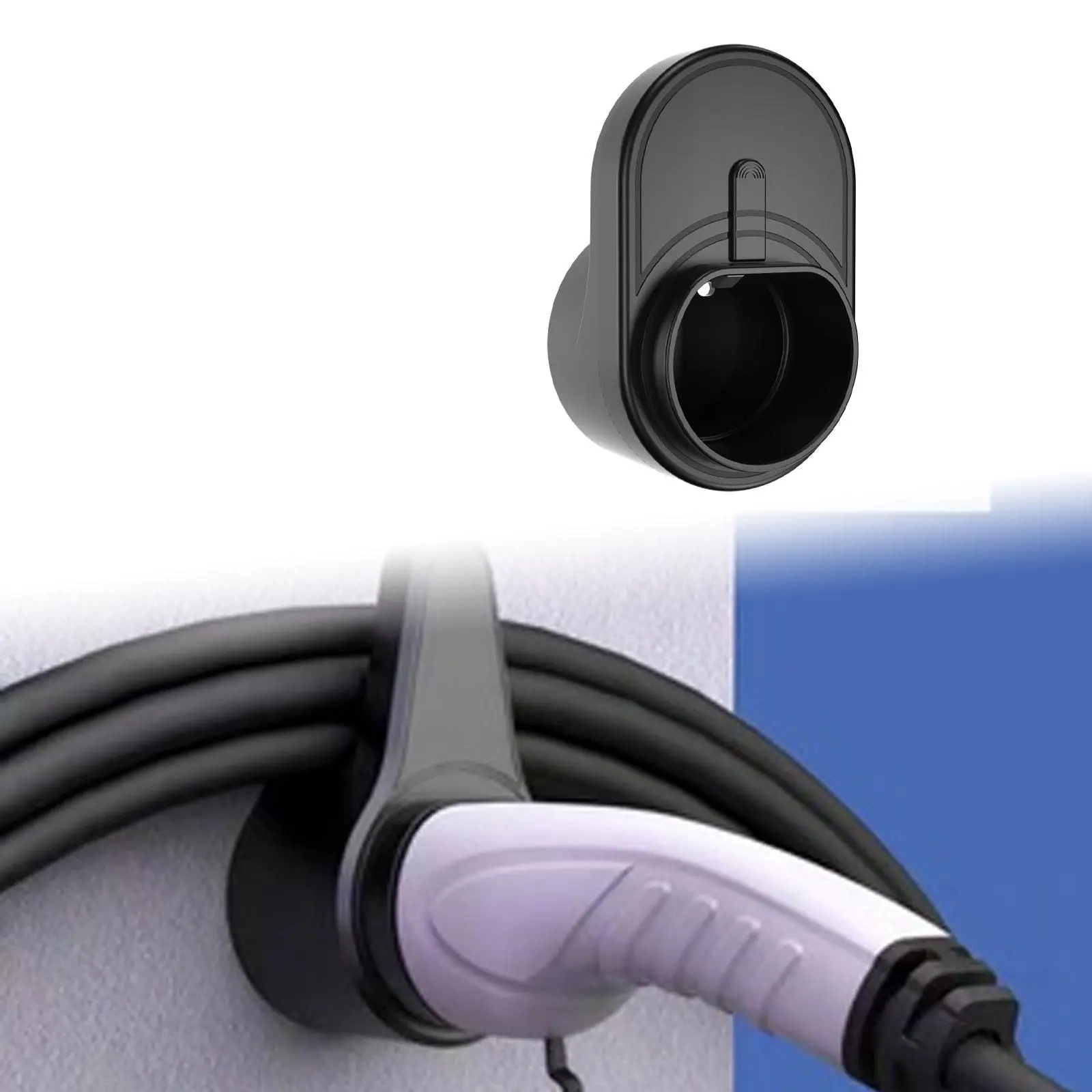 

Держатель для зарядного устройства для электромобилей, настенный, практичный, профессиональный, долговечный, портативный, органайзер для зарядных кабелей, аксессуары