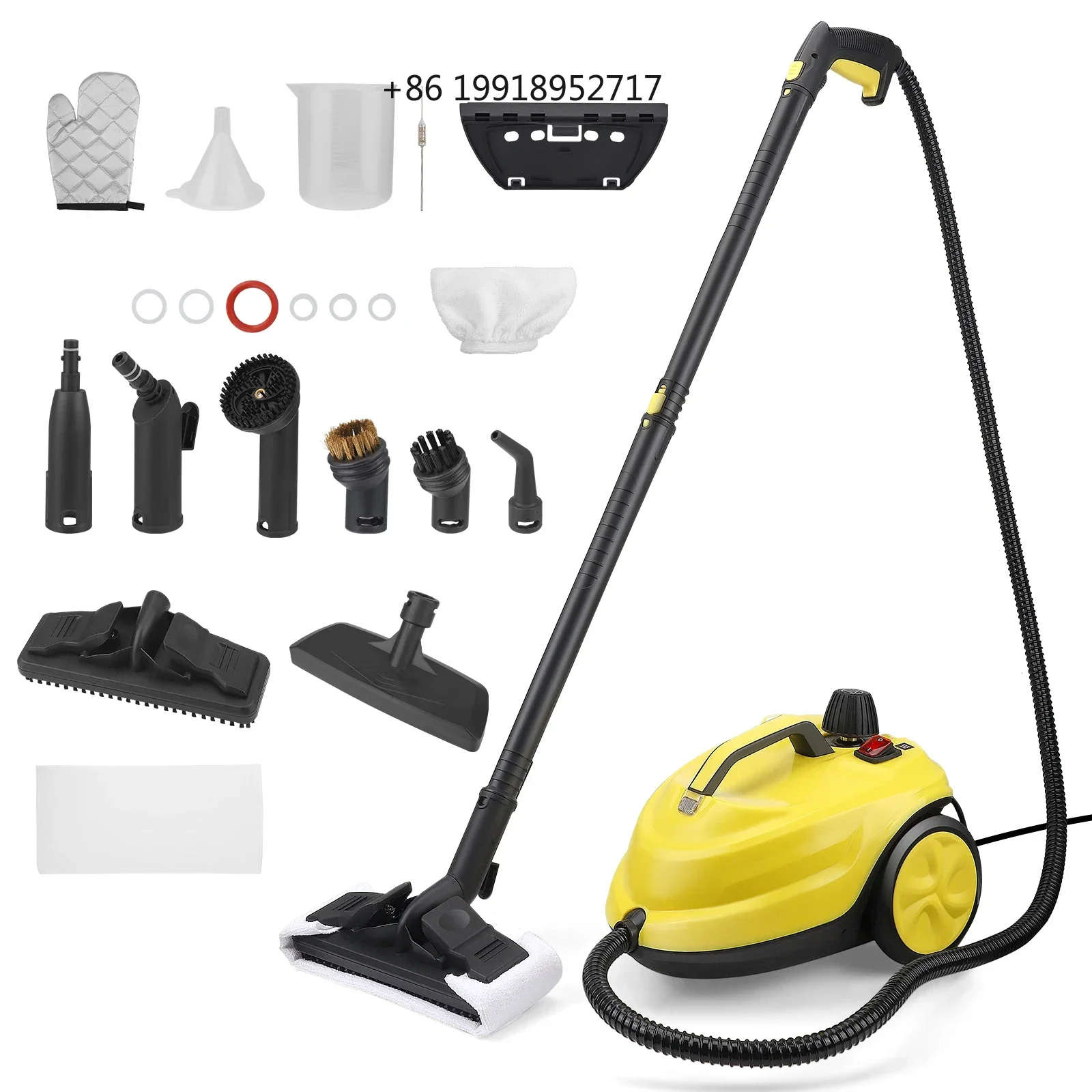 2000W Electric Steam Cleaner 220V Multifunctional High-temperature Sterilization Disinfection Steam Cleaner for Car & Home JJ13