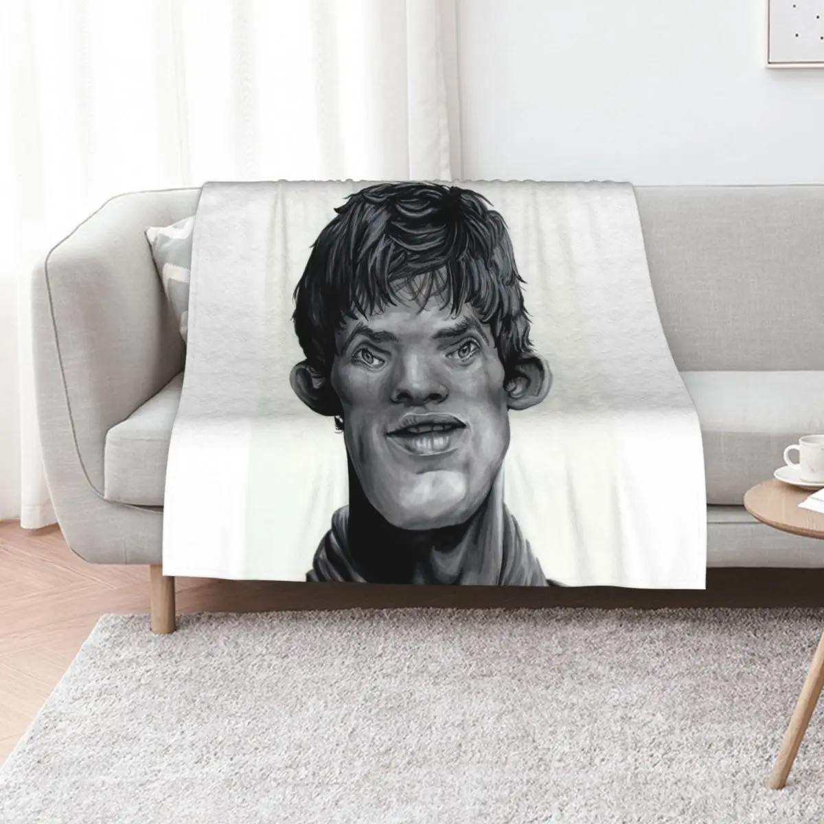 

Merlin Portrait BBC Throw Blanket Sofa Luxury Thicken Decorative Sofas wednesday Blankets